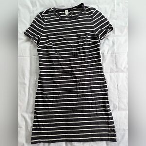 Black & White Striped Dress